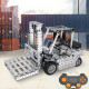 1400pcs 2.4g assembly remote control metal forklift mechanical scew model building kit puzzle