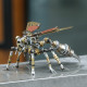 295pcs assembly metal mechanical 3d wasp insect puzzle model adult