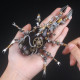 324pcs metal 3d diy mechanical assembly trypoxylus dichotomus insect model