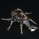3pcs metal 3d eastern lucaninae beetles insect mechanical assembly model