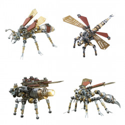 Build Steel Metal Model Kit Set Insect Bug Animal Kid Toy NIB 