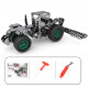 910pcs 3d metal gear drive farm hay cutting mower screwed model building kit
