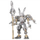 922pcs diy mechanical 3d fighting solider mecha with stand holder assembly kit