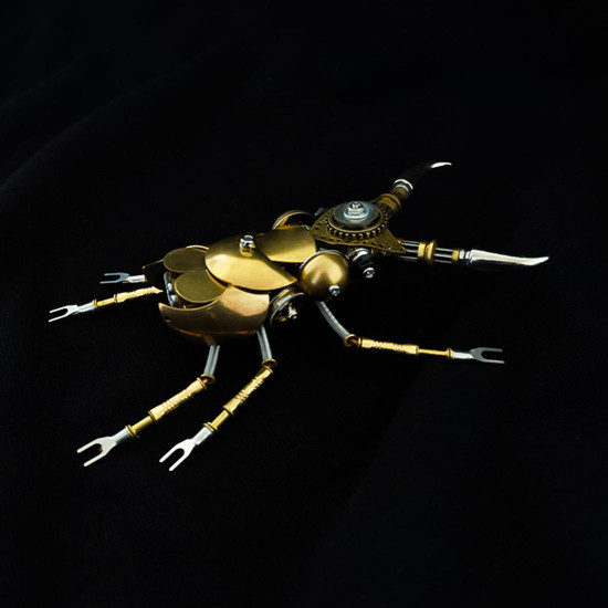 brass insect metal beetle model insect handmade crafts collection