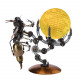 custom wasp on the moon lamp metal model kits assembly diy 627pcs