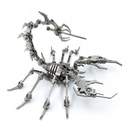 detachable scorpion king 3d stainless steel diy assembly model puzzle jigsaw