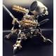 diy 3d metal mechanical fighting mecha model kit taurus berserker + chaser hunter set