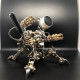 diy 3d metal mechanical fighting mecha model kit taurus berserker + chaser hunter set
