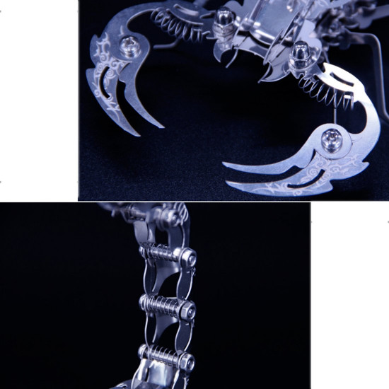 diy 3d metal mini scorpion assembly model kits puzzle toy
