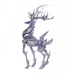 diy assembly 3d big dreamy elk deer detachable model puzzle for adults