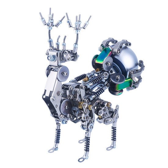 diy metal assembly speaker 3d phantom deer model puzzle kits
