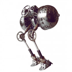 diy metal assembly mechanical ball robot puzzle model kit