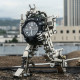 diy metal assembly robot mecha model 3d puzzle kits with watch